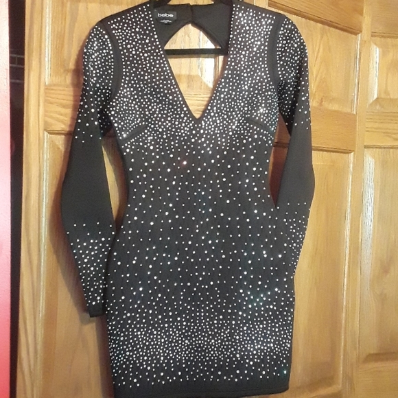bebe Dresses & Skirts - Rhinestone BEBE Dress